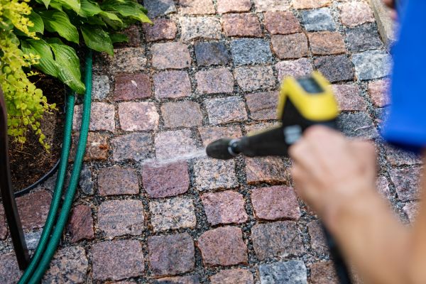 Paver Sidewalk Cleaning in Cape Coral